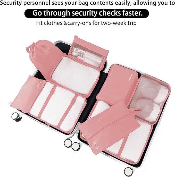9 set Packing Cubes for Travel,Effortless Organization Cube for Quick Packing& Unpacking, Travel Must Have Suitcase Organizer Essentials for any Journey,Business trip,Cruise,Camping,hiking,Vacation.