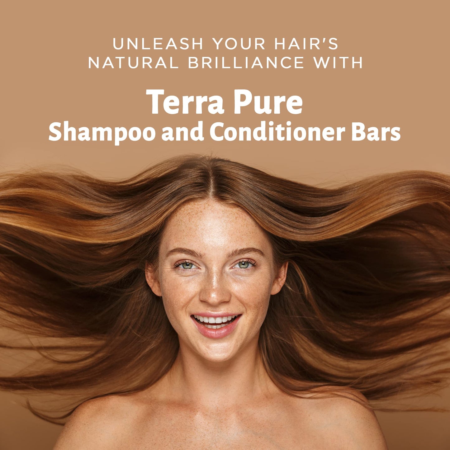 Terra Pure Conditioner Bar | Cocoa Butter Enriched by 1-Shoppe | Plastic Free, Soap Free, Vegan, Plant Based, Sustainable, Eco-Friendly, & Zero Waste