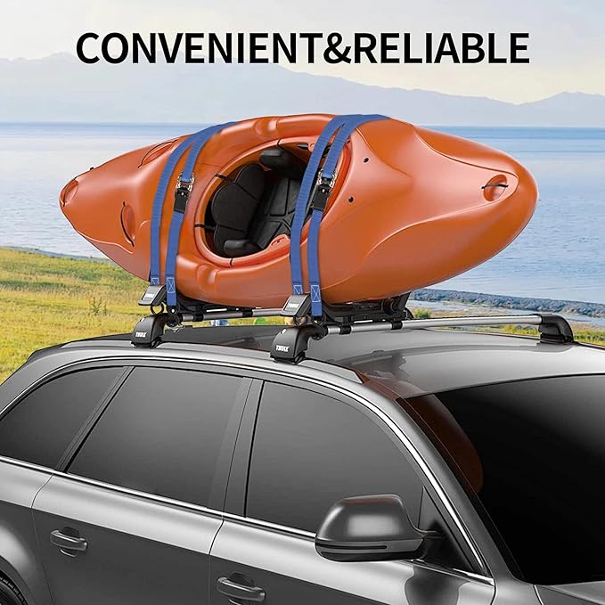 Cartman 1" x 15' Ratchet Tie Down up to 1500lbs 6pk in Carry Bag, Cargo Straps