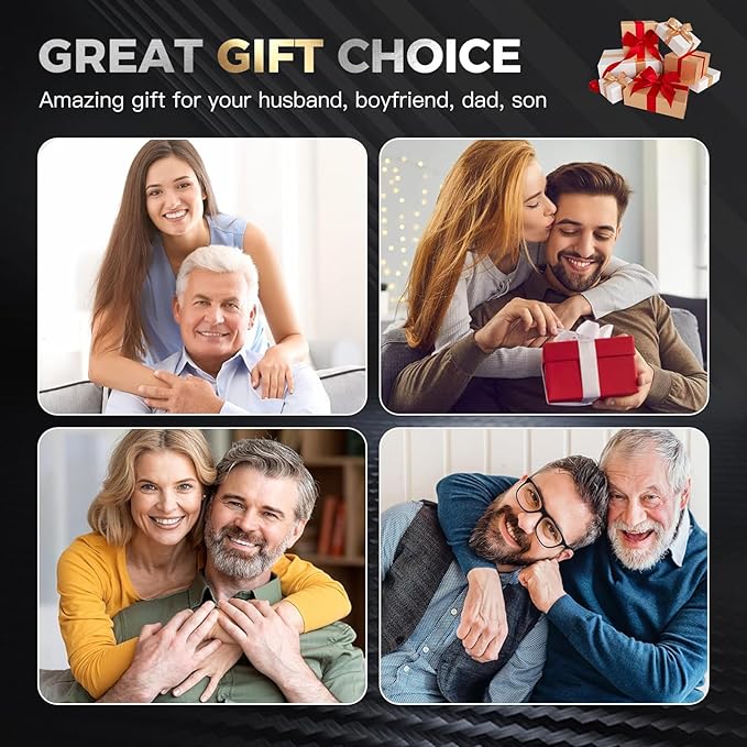 2-in 1 Body Hair Trimmers for Men, Pubic Groin Hair Trimmer for Men with Dual-Head Trimmer & Foil Blade, Electric Ball Trimmer Razors w/Light, Charging Dock, Waterproof Body Groomer Shaver Kit