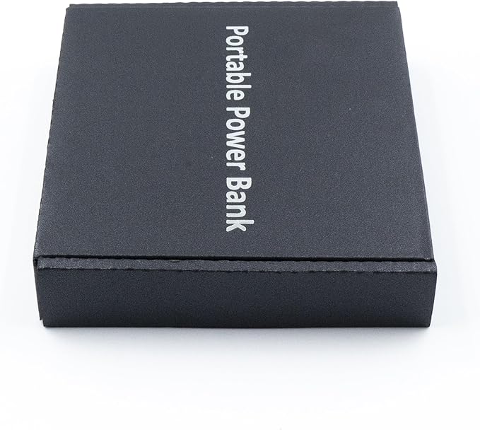 Auskang Slim Power Bank for Travel-5000mAh USB C Portable Charger Built in Cable- Airplane Safe Thin Battery Pack Compatible with iPhone16 15 Devices Samsung Google Pixel Android Phones