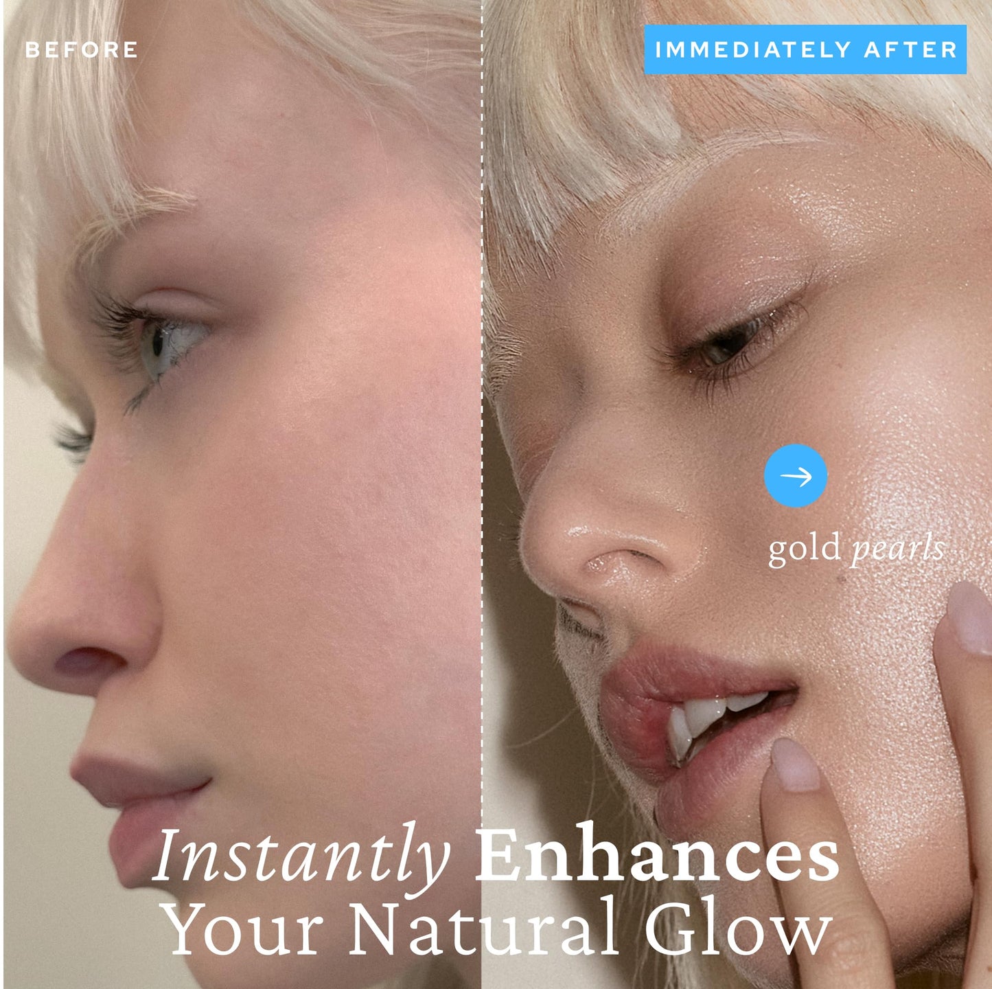 belif Vitamin C Golden Glow Serum for Face & Body – Brightening Luminizer & Hydrating Makeup Primer, Blur Pores & Even Skin Texture with Niacinamide & PHA, Korean Skincare, 1.69 fl.oz