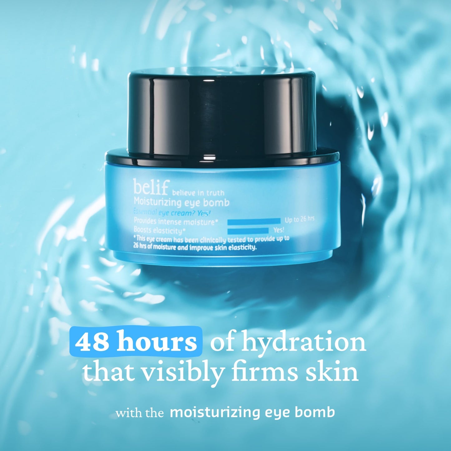 belif Peptide Eye Bomb, Anti-Aging Eye Cream for Wrinkles, Fine Lines, Crow’s Feet & Eye Bags, 48hr Hydration with Ceramide, Squalane, Caffeine, Dermatologist-Tested Korean Skincare, 0.84 fl.oz