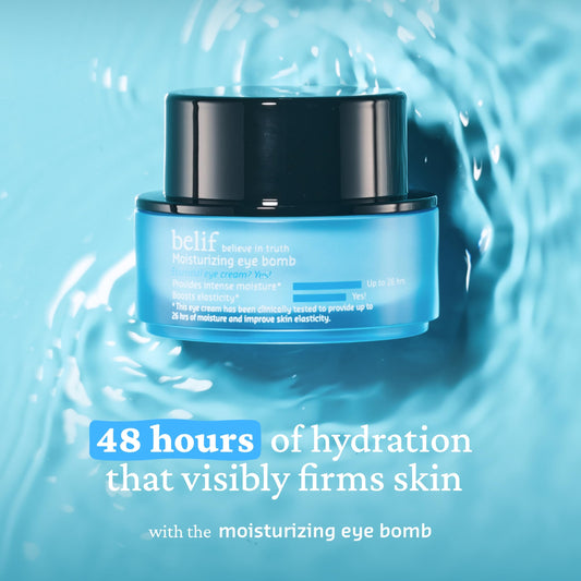 belif Peptide Eye Bomb, Anti-Aging Eye Cream for Wrinkles, Fine Lines, Crow’s Feet & Eye Bags, 48hr Hydration with Ceramide, Squalane, Caffeine, Dermatologist-Tested Korean Skincare, 0.84 fl.oz