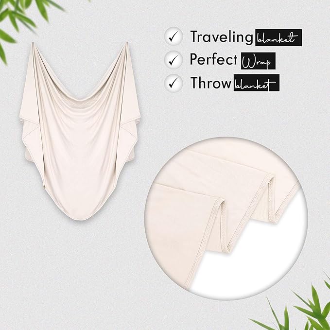 K E L O R Luxury Cooling Travel Blanket - Stretchy, Lightweight Soft & Breathable Shawl Wraps for Women