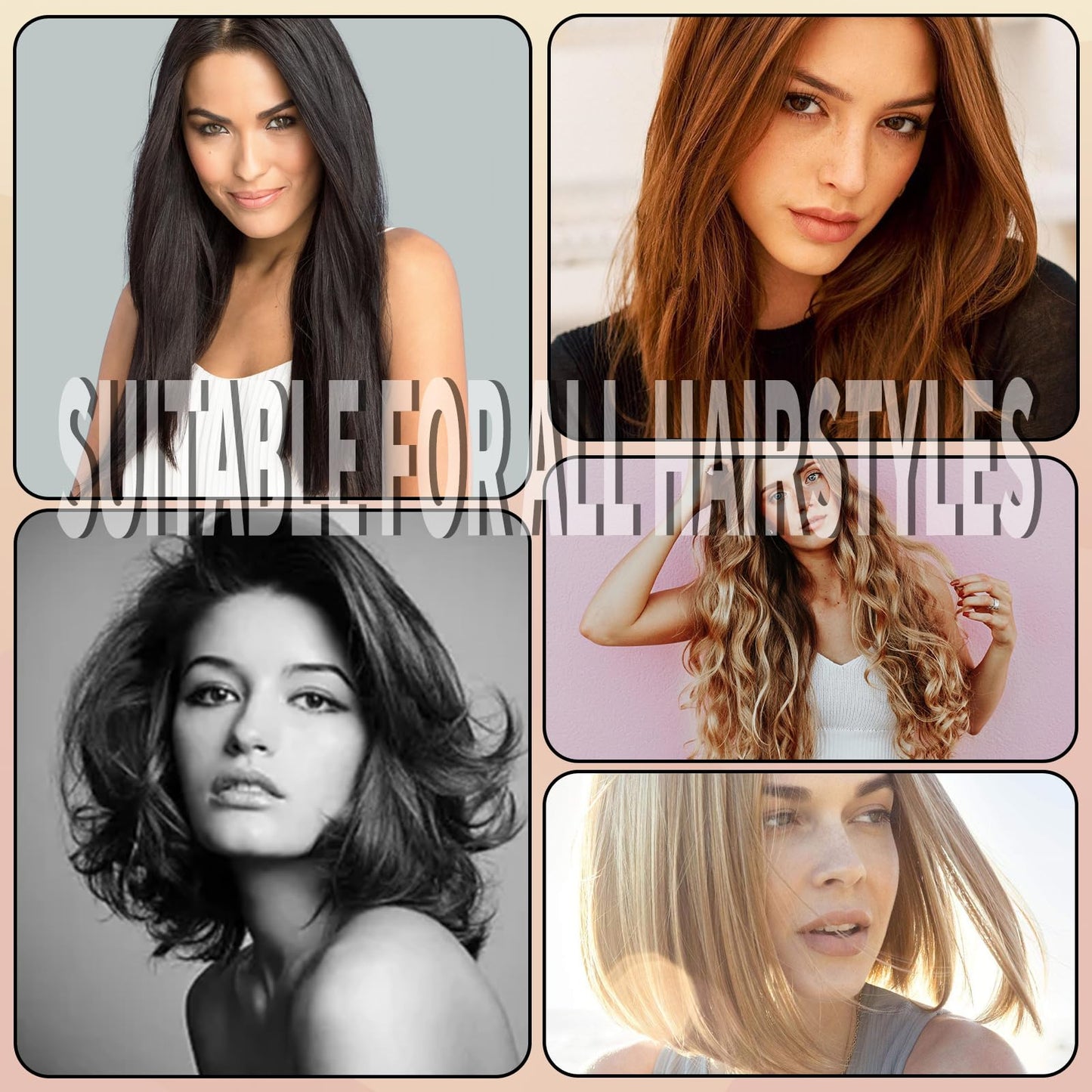 K&K 1 inch Flat Iron 2 in 1 Curler Tourmaline Titanium Hair Straightener 1 inch Plate 4D 360°Swivel LED Display for Woman Short Hair Adjustable Temperature Dual Voltage 110v-220v Auto Shut Off