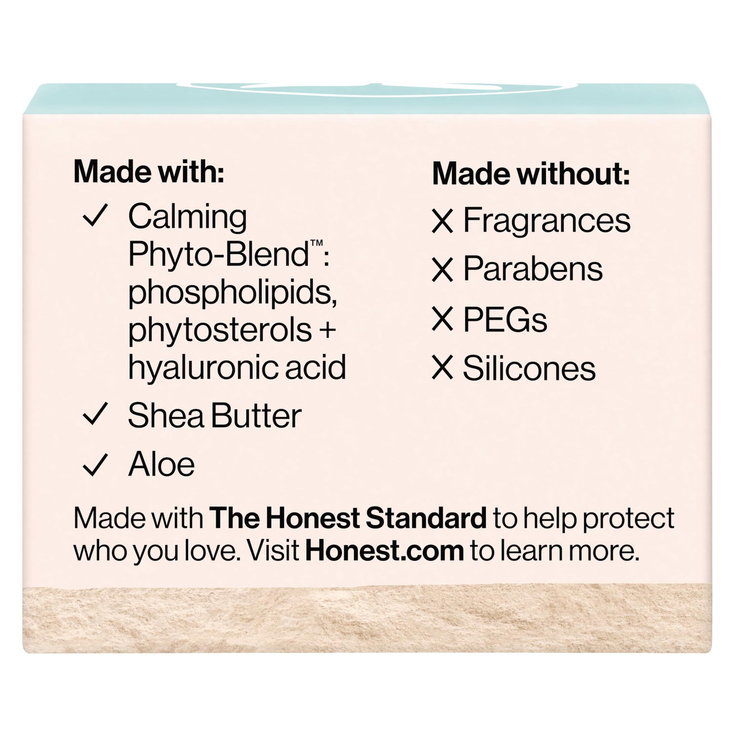 Honest Beauty Sensitive Skin Calm + Renew Eye Balm | Moisturizing + Firming | Hypoallergenic, Fragrance Free, Vegan | 0.5 oz