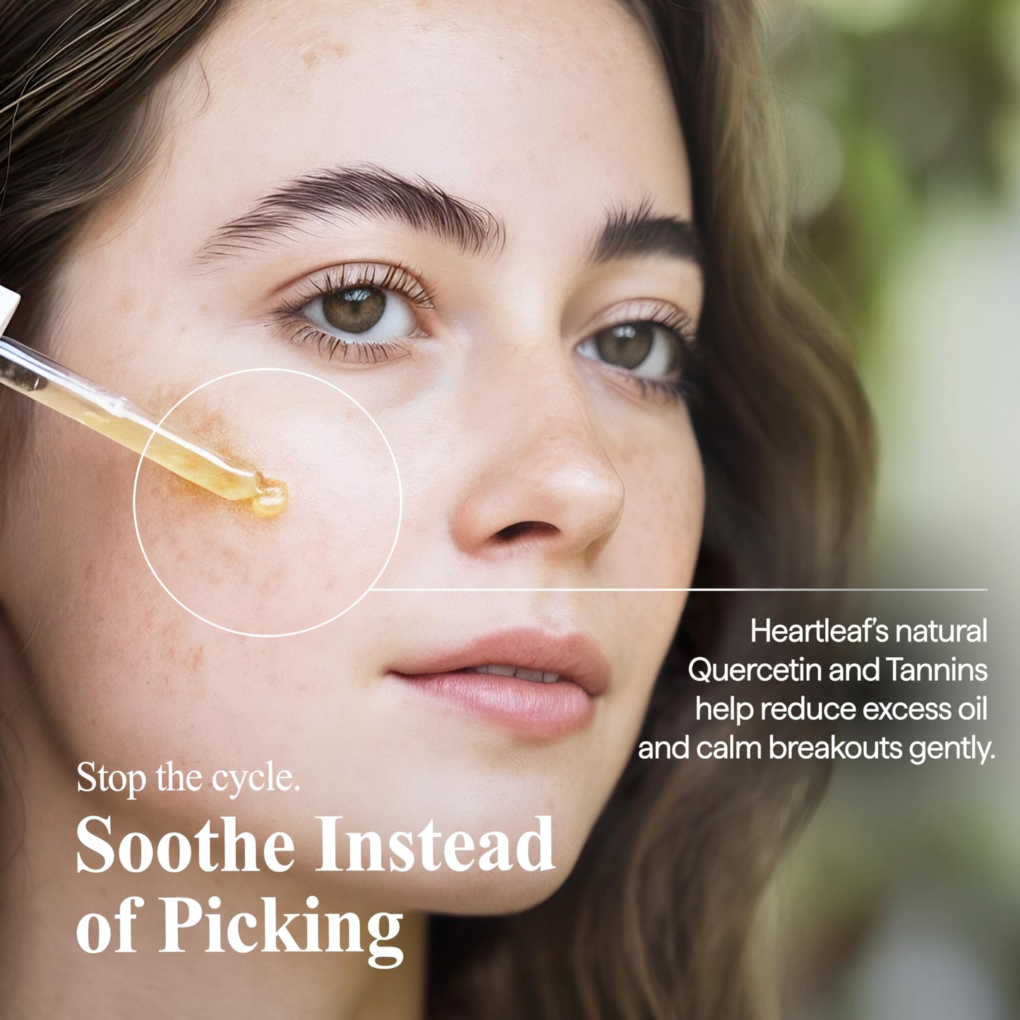 All Natural Houttuynia Cordata Care Serum – Soothing and Hydrating Facial Heartleaf Serum for Sensitive and Troubled Skin, Lightweight and Non-Comedogenic (1.69 fl oz)