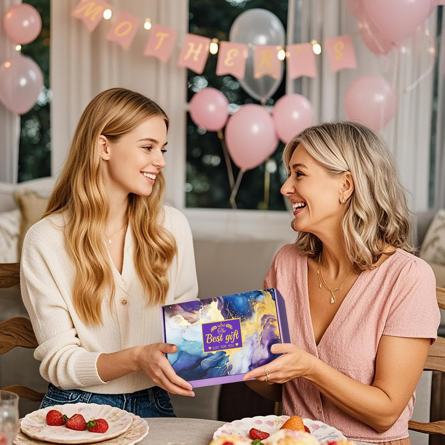 Birthday Gifts for Mom, Wife, Grandma, Sister, Friends: Unique Birthday Gifts Baskets Set for Personalized Best Mom Ever from Daughter Son, Spa Presents for Christmas, Mothers Day