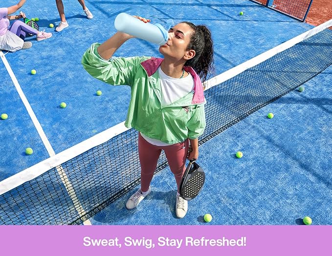 26 oz Insulated Water Bottle with 2-in-1 Straw and Spout Lid, Keep Cold 24H, Leak-Proof, Fits in Car Cup Holder, Stainless Steel Water Bottle for Sports, Travel, and School (Starlight Cascade)