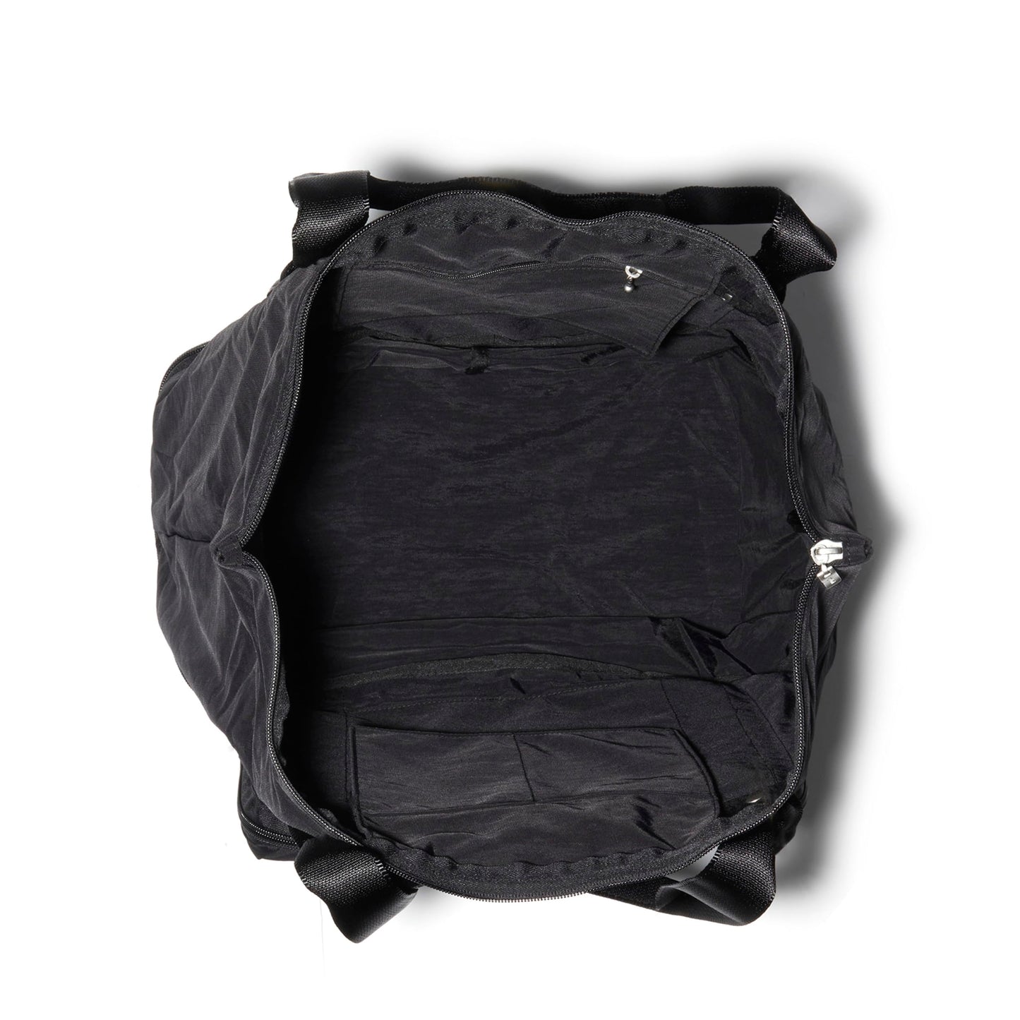 Baggallini Women's Carryall Expandable Packable Tote, Black