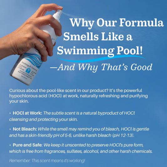 BioForce HOCl - Pure Hypochlorous Acid Spray for Face Travel Size Toner & Cleanser - Made in Canada - Acne-Prone Skin & Eczema, Piercing aftercare, pH Balanced, Non-comedogenic - NueVue (2.3 oz)