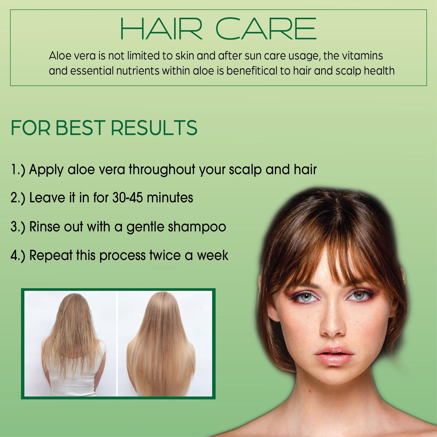 Amazing Aloe Vera Gel - Freshly Cut, 100% Pure Aloe, Premium Quality, Vegan, Unscented - Natural Sunburn Relief, After Shave, Skin, Face & Hair Care 8oz