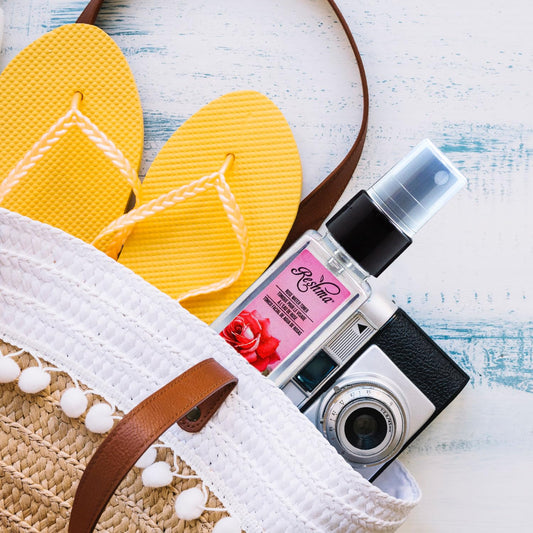 Reshma Beauty Travel Size Rose Water Toner Hydrating Mist for All Skin and Hair Types Plant-Based Facial Toner, No Dye Alcohol-Free, For Daily Use and Cruelty-Free, TSA Approved, 1.70 fl oz, Pack of 1