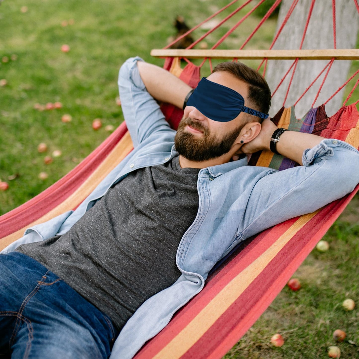 1 Pack Sleep Mask, Silk Eye Mask with Elastic Strap, Breathable Eye Mask for Sleeping,Travel, Girls, Women, Men (Pink)