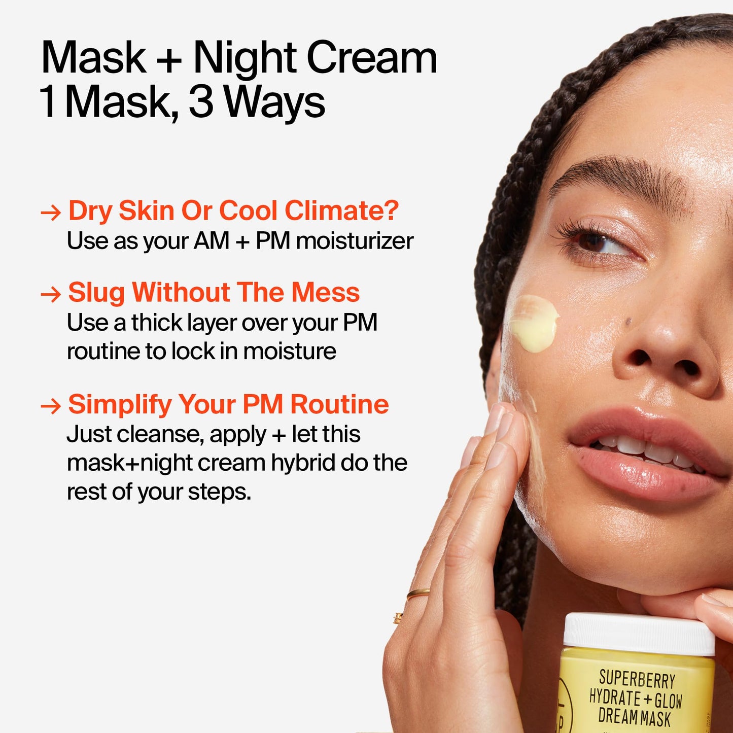 Youth To The People Dream A La Glow Set, 2-Pc Face + Body Hydration Giftset for Dry Skin ($40 Value), Mini Travel Moisturizers, with Superberry Dream Mask and Firming Body Butter