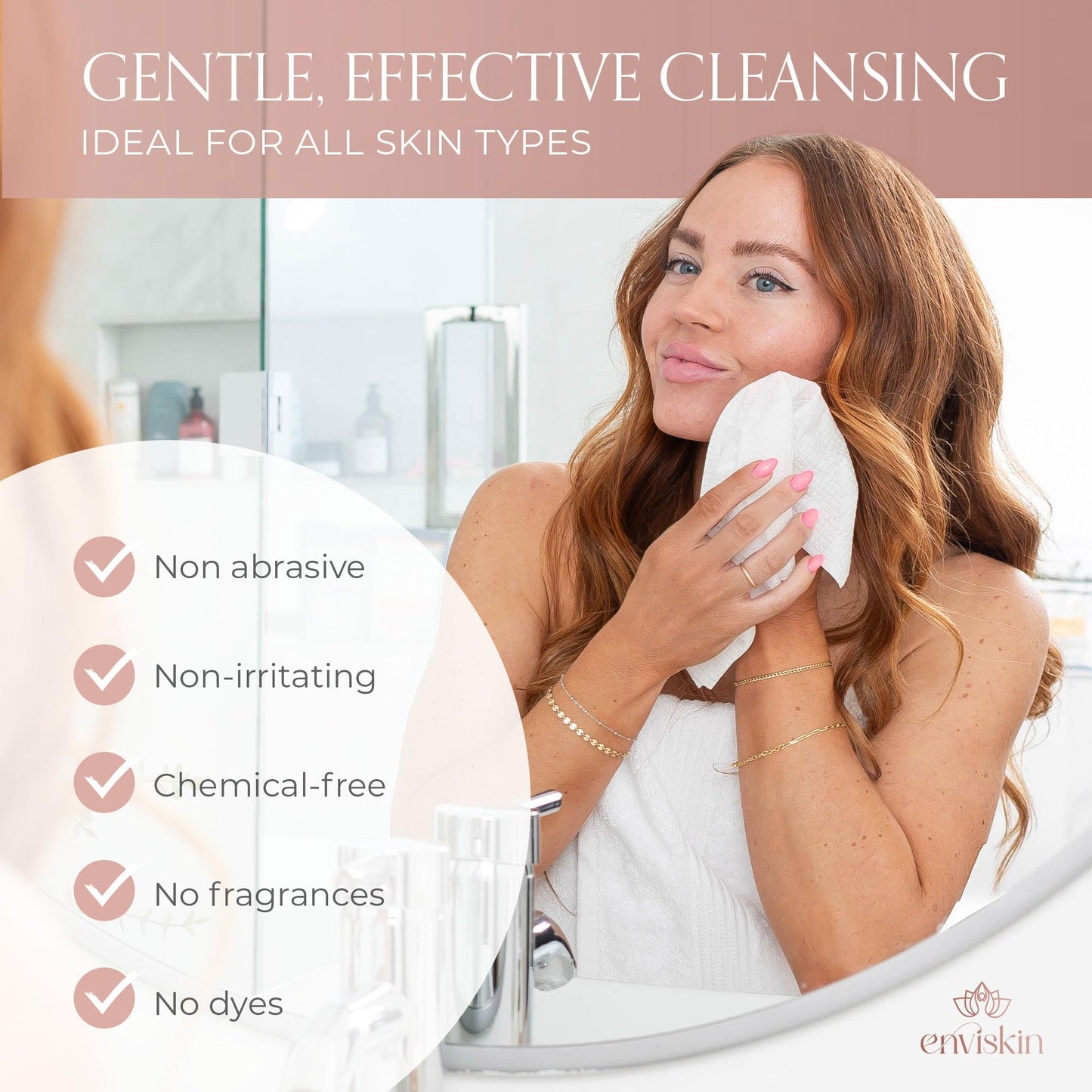 50 Disposable Face Towels Plant-Based Makeup Remover Wipes for Sensitive Skin - XL Ultra Soft Single-Use Dry Facial Towellettes for Daily Skincare Routine, Extra Large Clean Washing Cloths (10"x12")