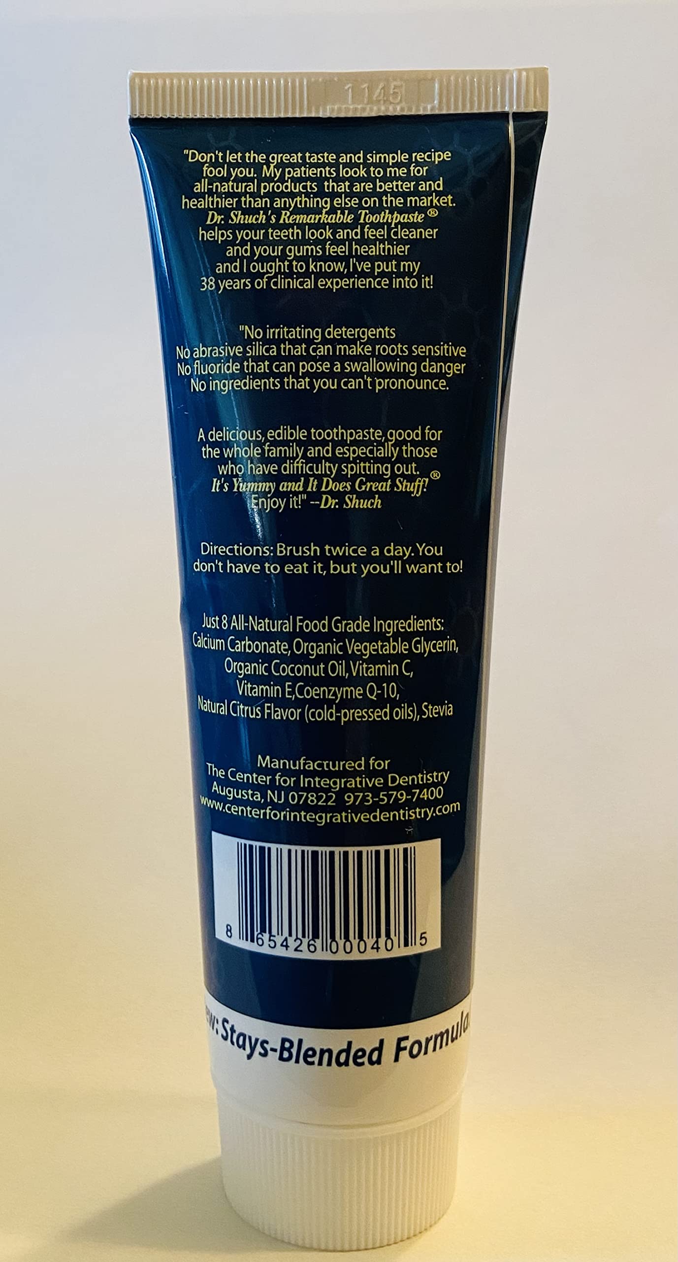 Dr. Shuch's Remarkable Edible Toothpaste