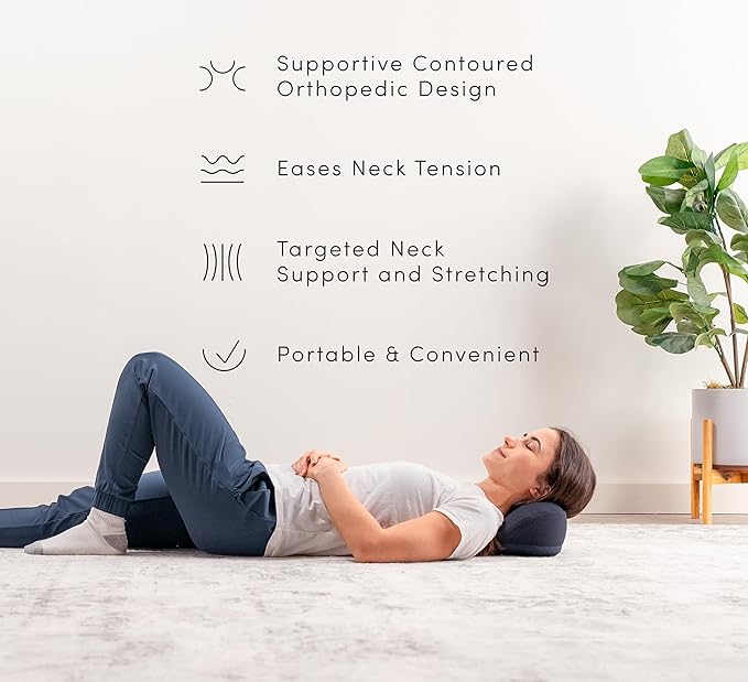 Halo Neck Stretch Pillow Supportive Cervical Comfort for Pain Relief, Posture Alignment, and Stress Reduction