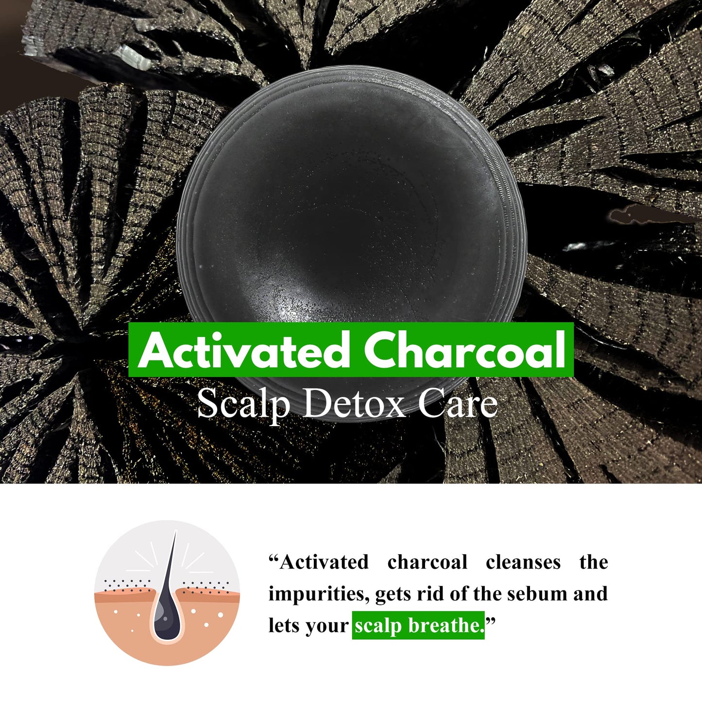 BEAUTE SEOUL Co-Wash Conditioner Bar for Curly Hair - Tea Tree & Charcoal Solid Cleanser for Dry Scalp, Buildup Removal & Moisture – Sulfate-Free, No Silicones, All Hair Types, 3.17oz