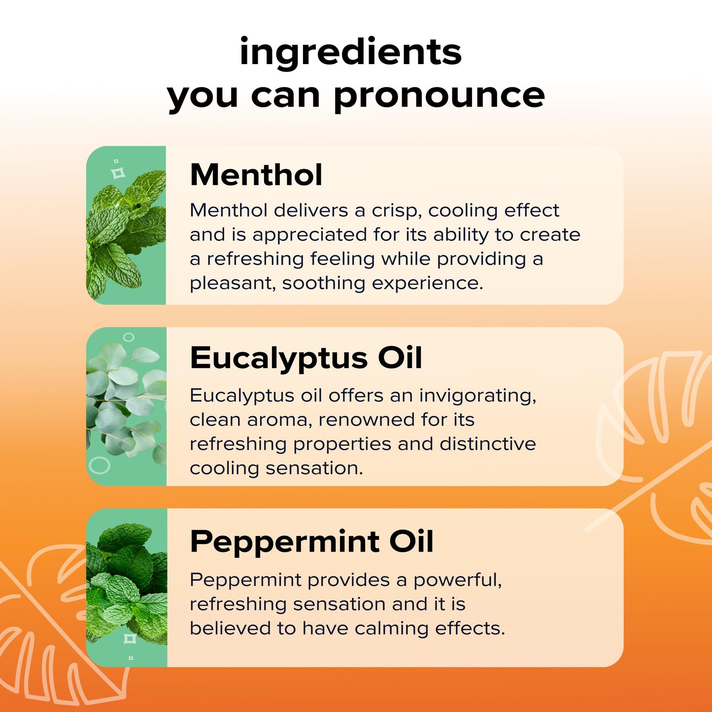 BoomBoom Nasal Stick | Vapor Flow Technology | Cool Refreshing Sensation | Natural Mood Boost | Simple Ingredients | Essential Oils + Menthol Inhaler (Mint, Wintermint, Tropical, Spearmint)