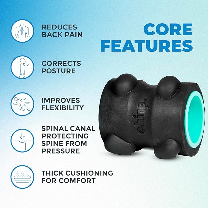 Chirp Wheel XR Ultimate Relief Bundle - Acupressure for Back and Neck, Stress Melting Spine Comfort, Targeted Trigger Point Release - Mint, 10" & 4"