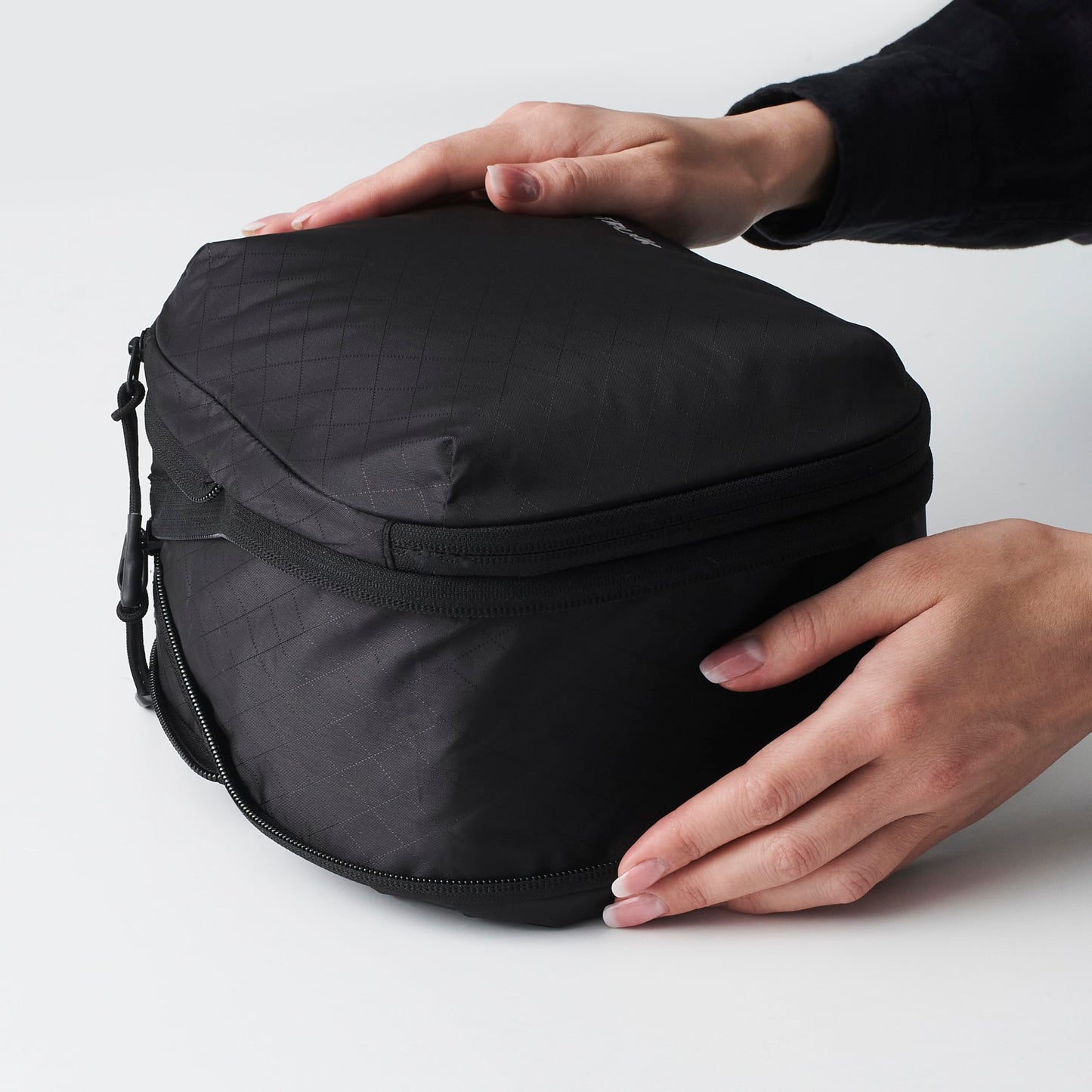 Aerotrunk Ultralight Compression Packing Cubes - Lightweight Travel Organizers for Suitcases and Luggage (6-Pack, Black)