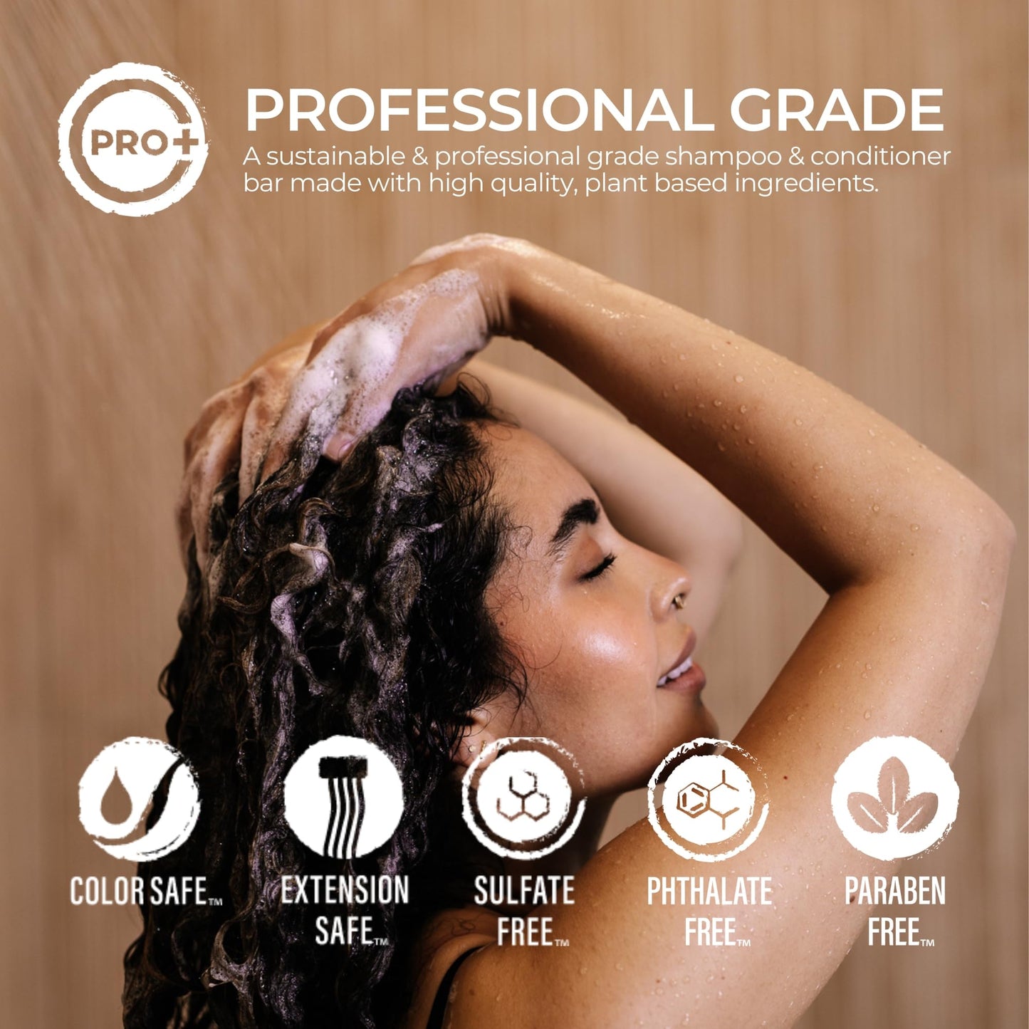 Viori Chamomile Rose Essential Oil Conditioner Bar Made with Rice Water - Handcrafted All Natural Organic Conditioner