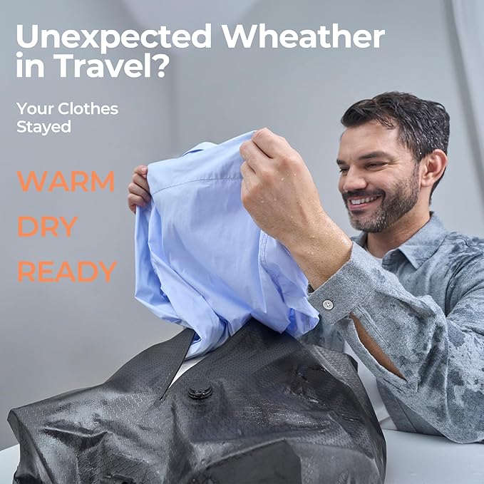 Classic Series Vacuum Bags for Travel Luggage with Wireless Pump, Compression Bags for Carry On Suitcases and Backpack, Vacuum Seal Packing cube for Cloth Packing (2PC + PUMP Gray & Lavender)