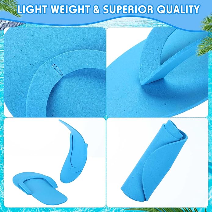 JenPen 60 Pairs Disposable Pedicure Slippers Foam Flip Flops Disposable Flip Flops Multi Color Foldable Pedicure Slippers for Guests Salon Spa Hotel Women
