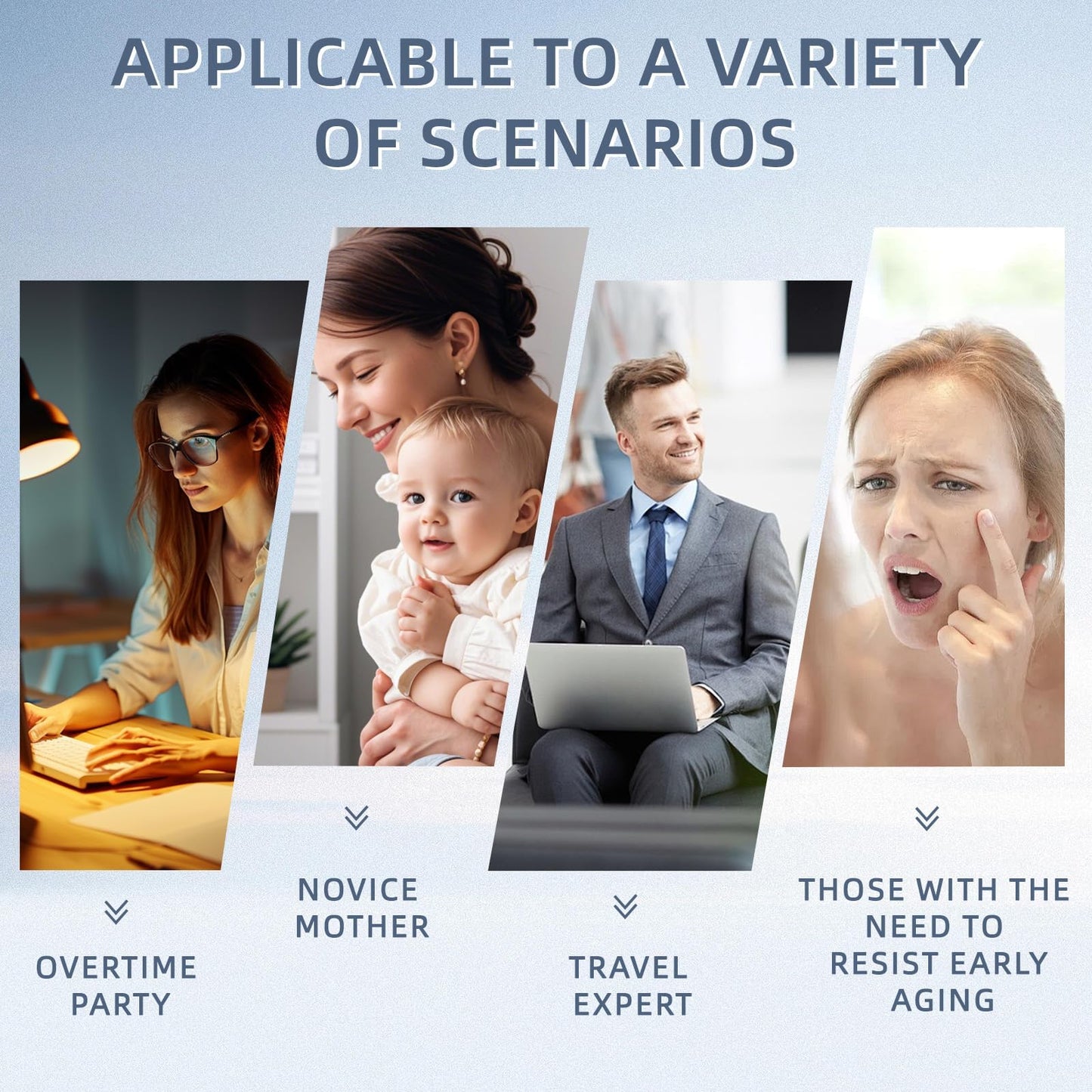 Roseye Instant Eye Tightening Cream Set for Puffiness Fine Lines Under Eye Bags Anti Aging and Firming 5 Pack × 0.04 FL OZ Pump Tubes