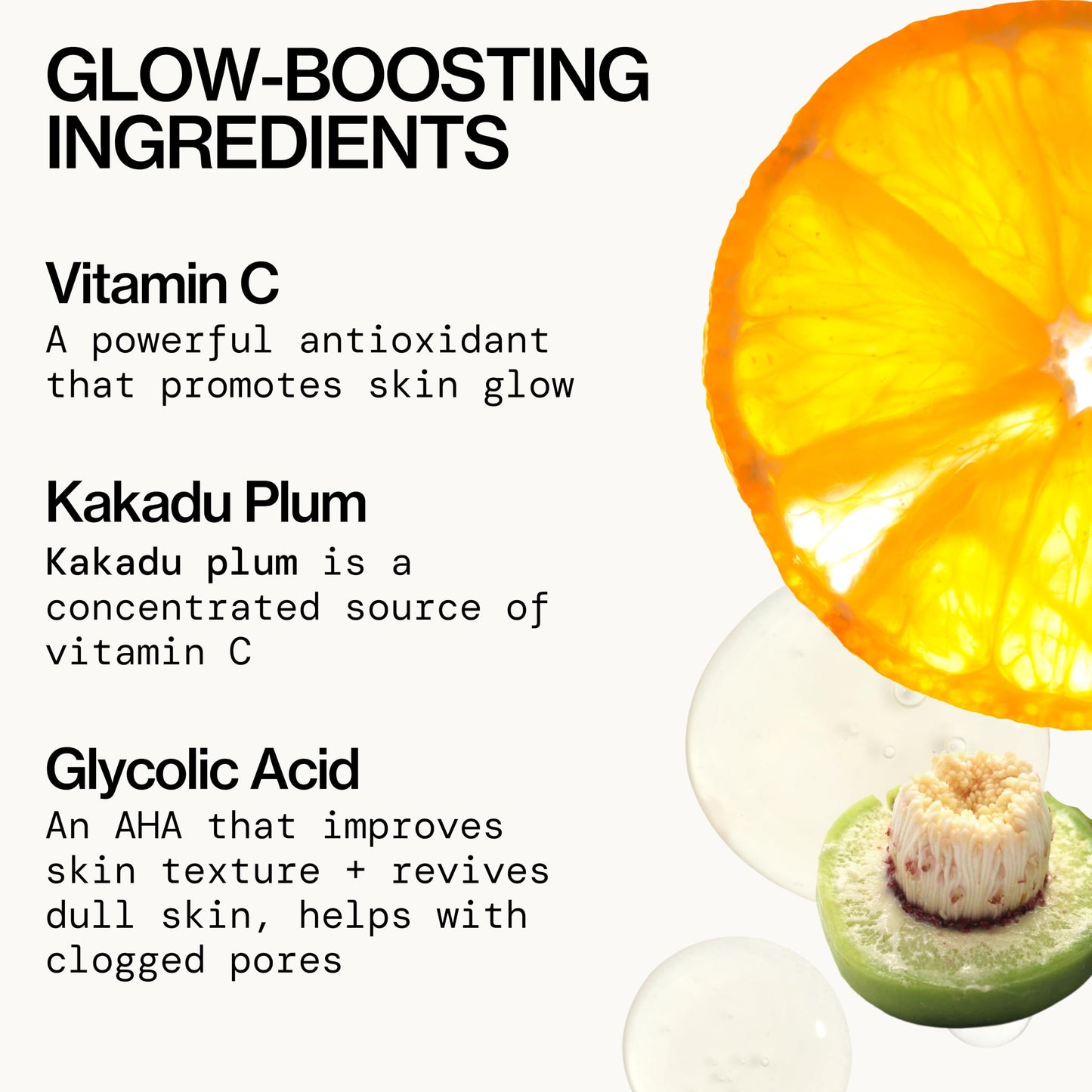 Pacifica Glow Baby Booster Mini Face Serum, Vitamin C & Glycolic Acid For Brightening Dull Skin, Fragrance-Free, Vegan & Cruelty-Free, 1 Fl Oz