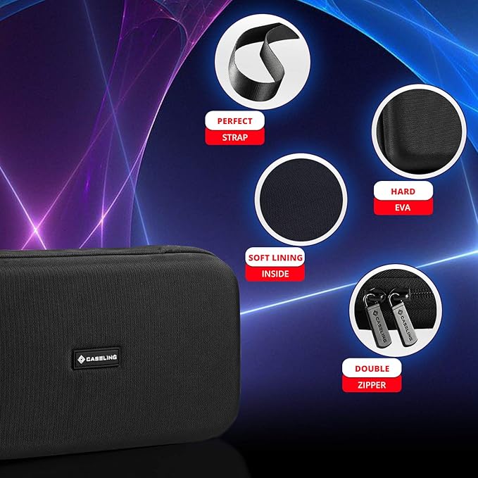 caseling Ear Muff Case - Fits 3M WorkTunes Connect Hearing Protector - Earmuff EVA Ear Protection Hard Case for Storage and Travel (Case Only)