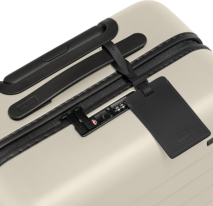 Away Bigger Carry-On Luggage, Lightweight Hardside Large Suitcase with Spinner Wheels, TSA Lock, Airline Approved, Salt White Matte