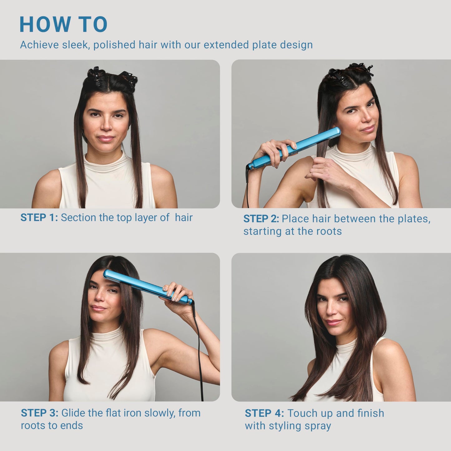 BaBylissPRO Nano Titanium Flat Iron Hair Straightener , 1/2" Ultra- Thin Hair Straightener Iron for Professional Salon Results and All Hair Types