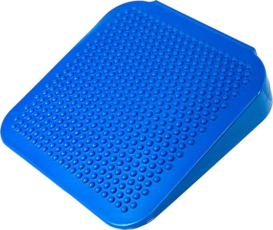 CanDo Sitting Wedge Active Seat Wobble Cushion for Posture, Back Pain, Stress Relief, Restlessness, and Anxiety - Adult Size, 14" x 14"