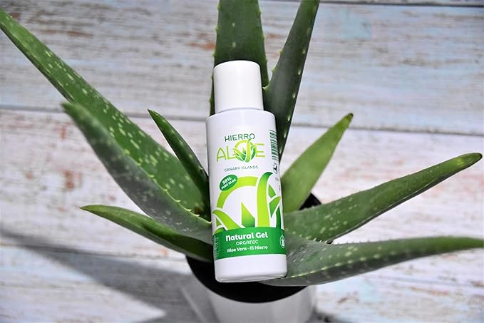 Aloe Vera Gel. Skin care. Lotion. Natural Gel 100 ml (98% Pure Aloe Vera Juice). 100% Pure Aloe transparent Gel Natural de Aloe Vera (organico) 98%. (3.4 Oz.)