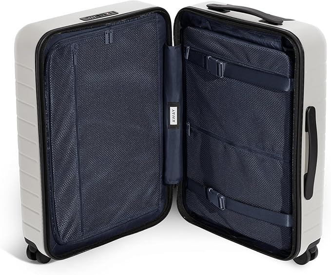 Away Bigger Carry-On Luggage, Lightweight Hardside Large Suitcase with Spinner Wheels, TSA Lock, Airline Approved, Cloud Gray