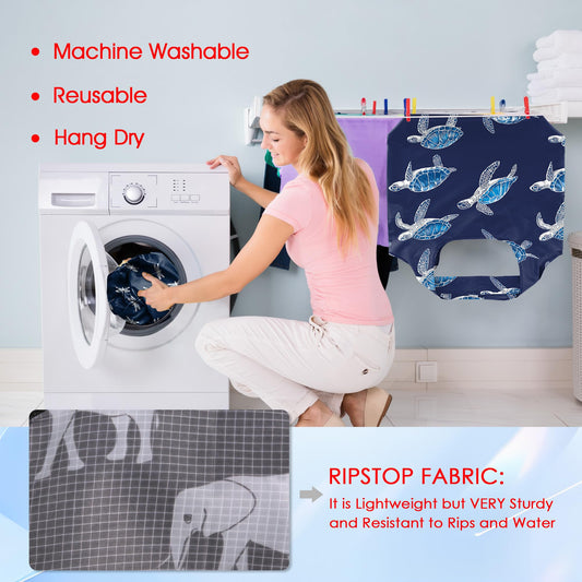 BeeGreen Reusable Grocery Bags 6 Pack, Heavy Duty Totes for Women, Foldable Grocery Bag Large Shopping Totes with Handles for Work, Travel, Gift, Store, Polyester Washable Reusable Tote Bag