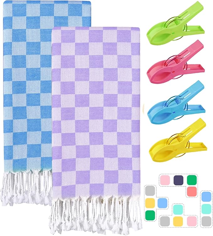 2 Packs Turkish Beach Towels Bath Pool Towel Best Mama Mommy Bonus Mom Ever Daughter Son Christmas Birthday Groom Bride Mother in Law Step Mom Stepmom Regalos para Las Madres Mujer