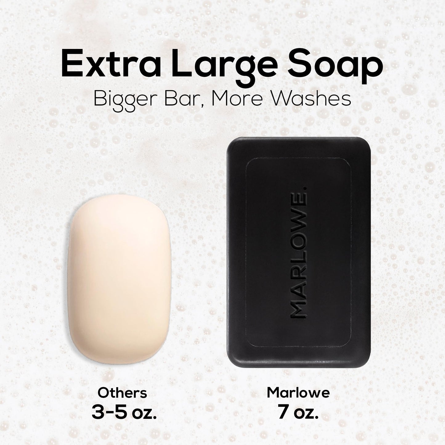 MARLOWE. No. 106 Charcoal Soap 7 oz (12 Bars) Body Bar Soap for Men, Cleansing, Purifying & Hydrating with Natural Extracts, Shea Butter, Olive Oil & Green Tea Extracts, Fresh Woodsy Scent