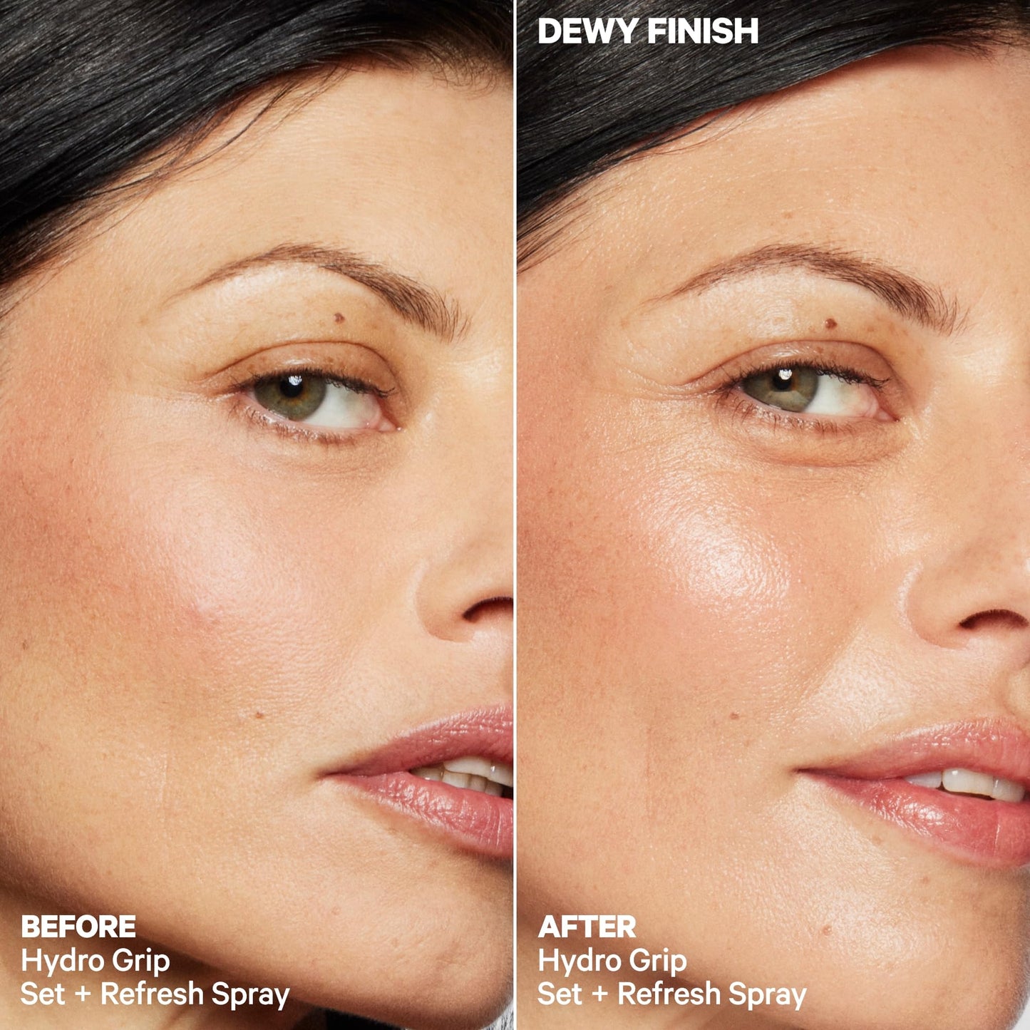 Milk Makeup Hydro Grip Set + Refresh Spray with Hyaluronic Acid – Sets Makeup + Hydrates Skin for Up to 12 Hours – Long-Lasting, Alcohol-Free Facial Mist for Dewy, Radiant Skin – 3.38 oz