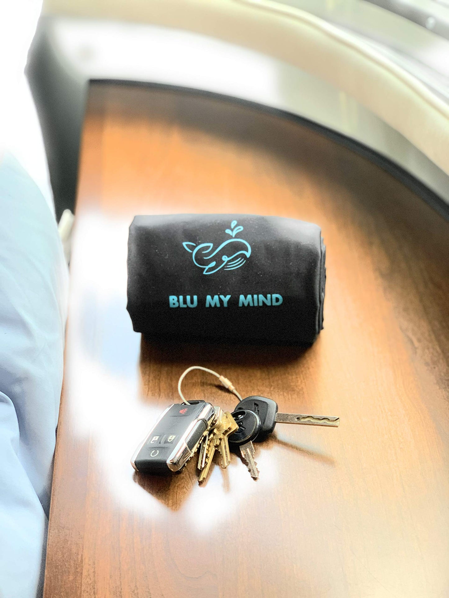 Travel Inflatable Body Pillow, The Original Full Size Travel Body Pillow 48 x 12 Inches with Drawstring Bag for Easy Packing.