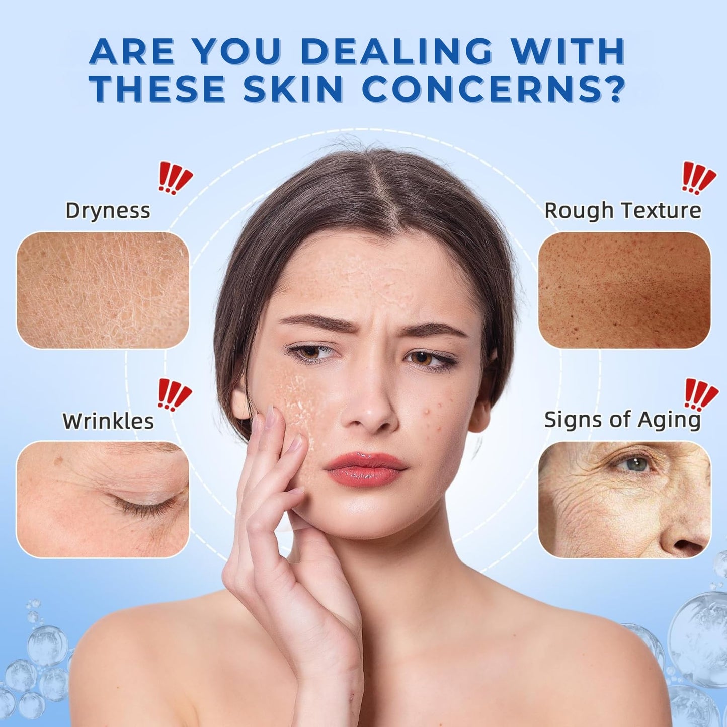 3% Hyaluronic Acid Serum, 4D Hyaluronic Acid Serum Ultra-Hydrating Vials, Hylunaric Acid Non-Greasy, Fast Absorption, Intensive Moisturizing, Deep Hydration & Smoothing (1 Box of 30 tubes)