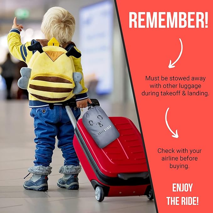 Koala Kloud Inflatable Foot Rest Pillow – for Toddlers & Kids, Ideal for Flights, Car Seats, or Under Desk Use