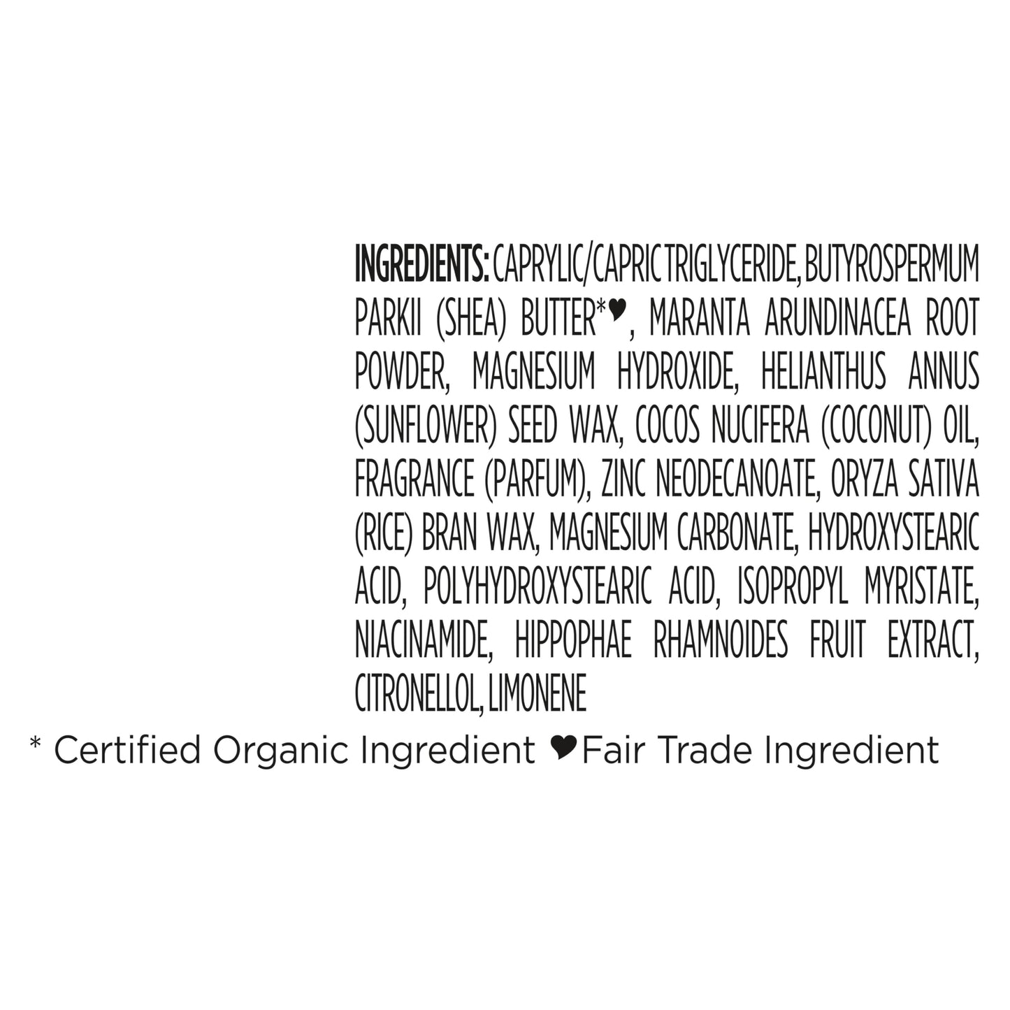 SheaMoisture Deodorant Stick for 72h Odor Control Fresh Aluminum Free 2.6 oz