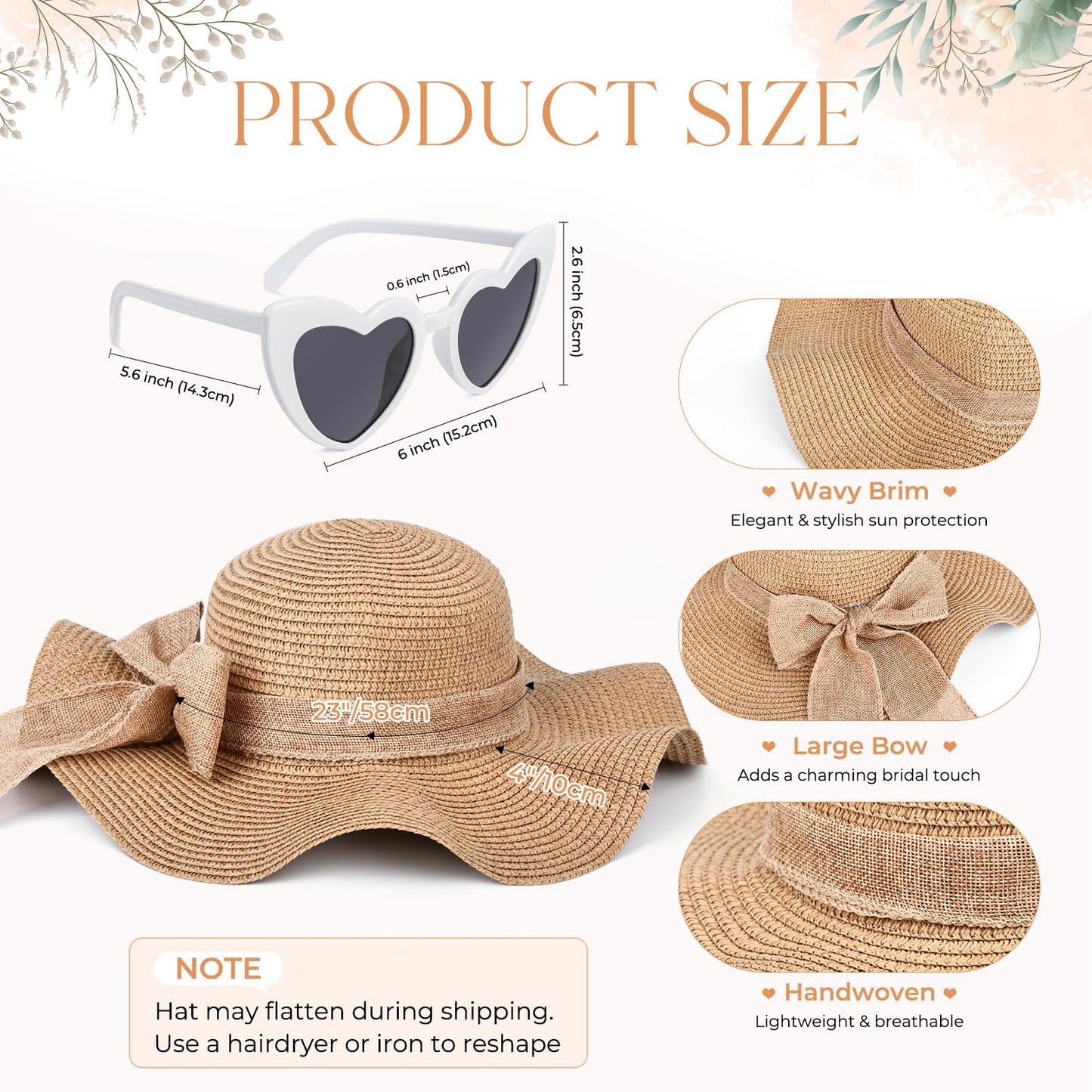 KUIRAN Bride Bag Bride Gift Set Straw Beach Bag Purse Handwoven Tote Bag with Rhinestone Letters Bachelorette Pary Gift Honeymoon Wedding Bridal Shower