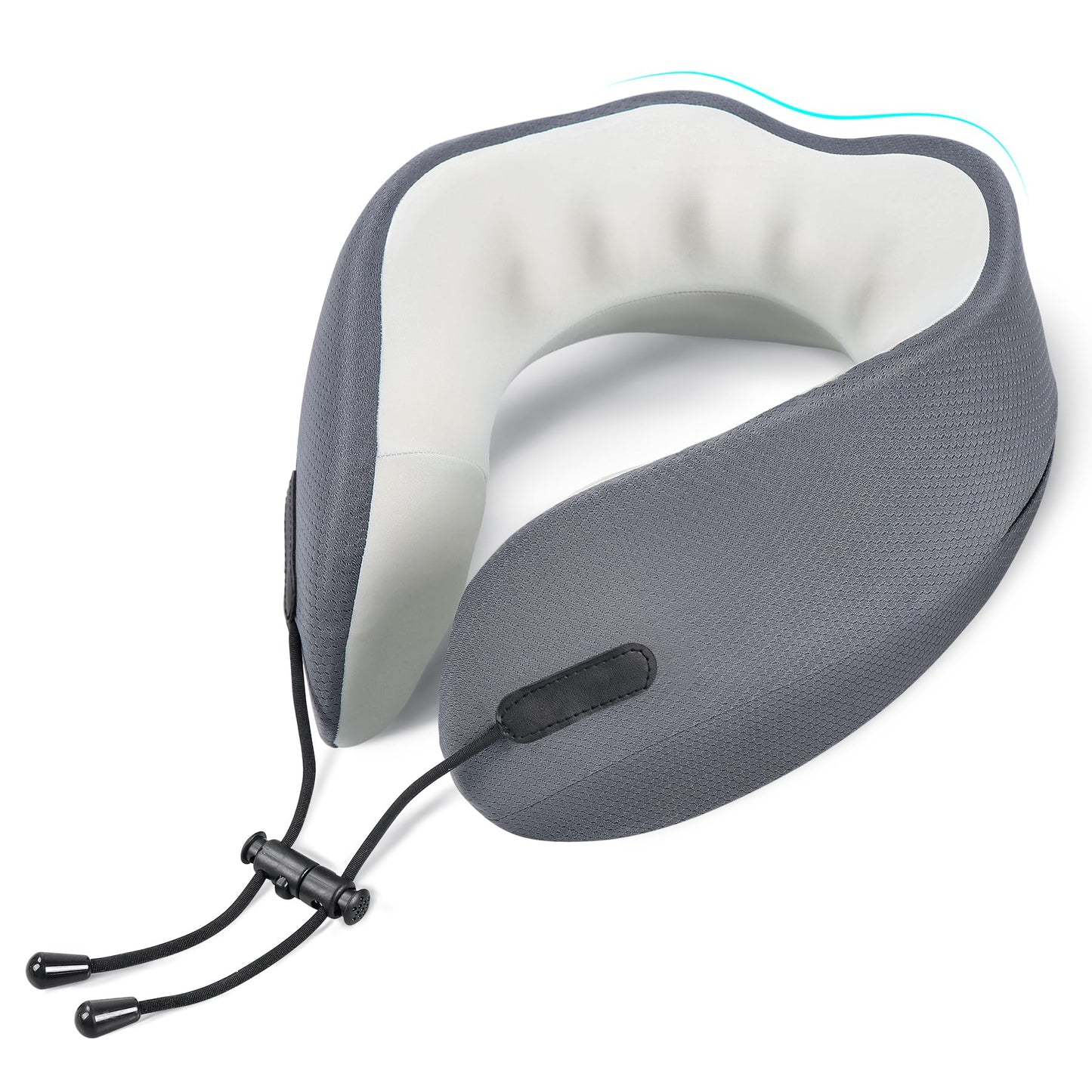 Cozyhealth Travel Neck Pillow for While Sleeping on Airplane, Memory Foam Comfort Travel Pillow, Gently Neck Head Support Sleeping Rest, Airplane Car and Home Use (Large)