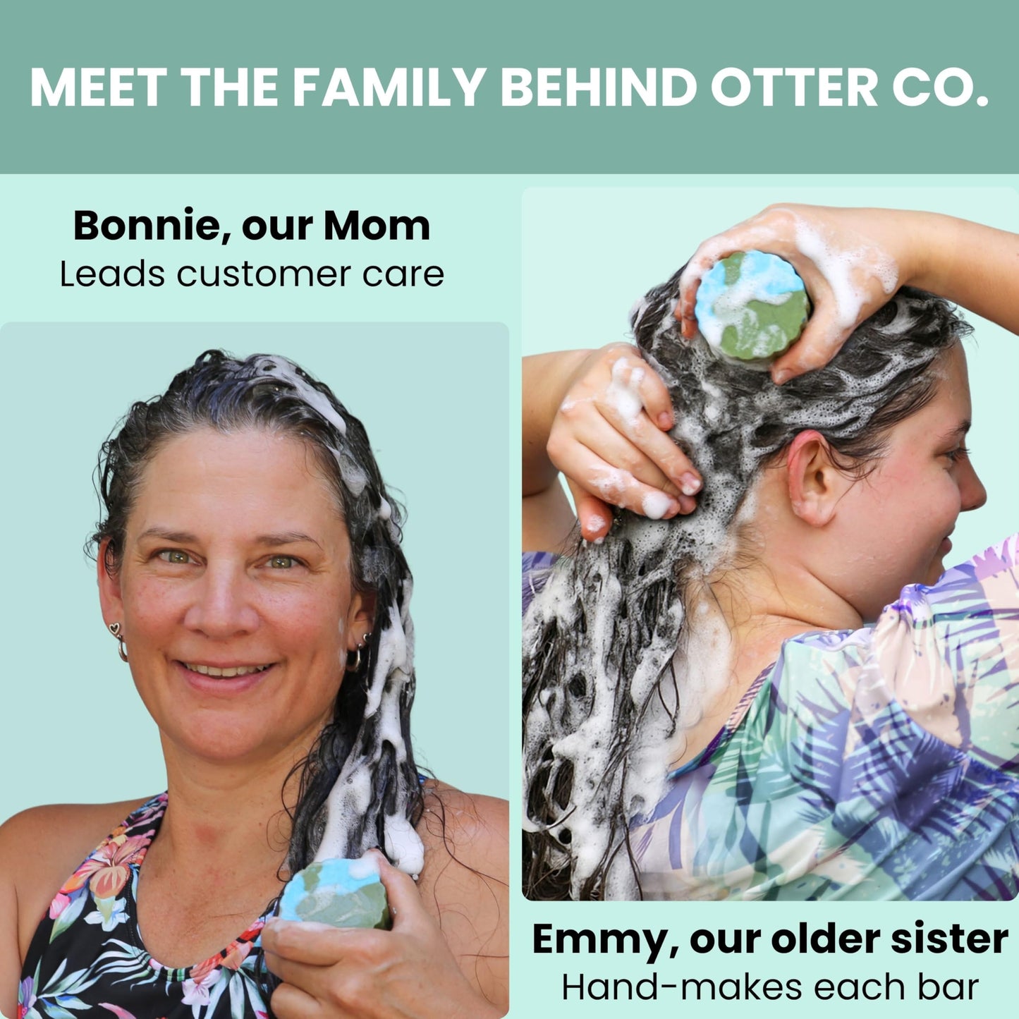 Otter co. Anti Dandruff Tea Tree Shampoo Bar – Nettle, Zinc, Green Tea, Apple Cider Vinegar, Anti Fungal Shampoo – Vegan, Natural, Cruelty & Sulfate Free – All Hair Types & Dry Scalp, USA Made