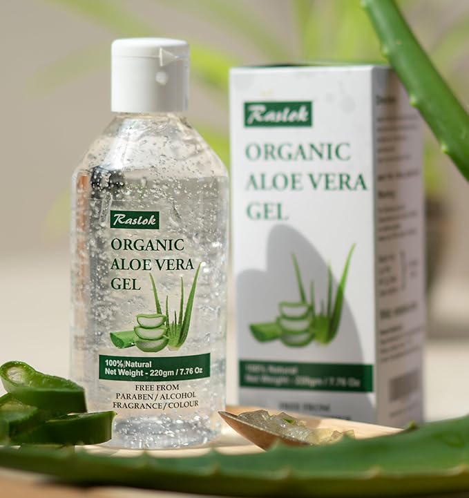 Aloe Vera Gel | 100% Pure Natural Aloe Gel For Moisturizing Face Skin & Hair Care,Durable Moisturizing Hydrating Soothing, Non-Sticky (7.7 OZ)